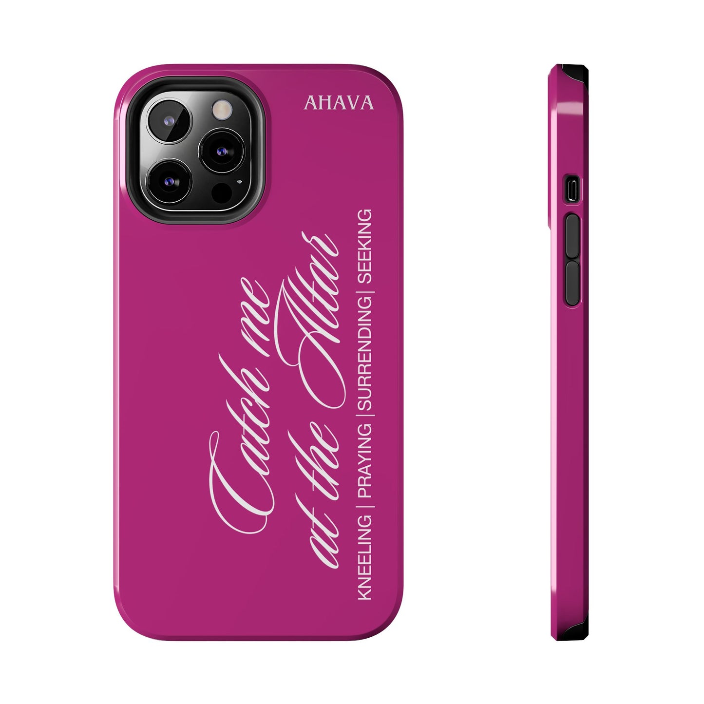 "Catch Me at the Altar" Pink Phone Case