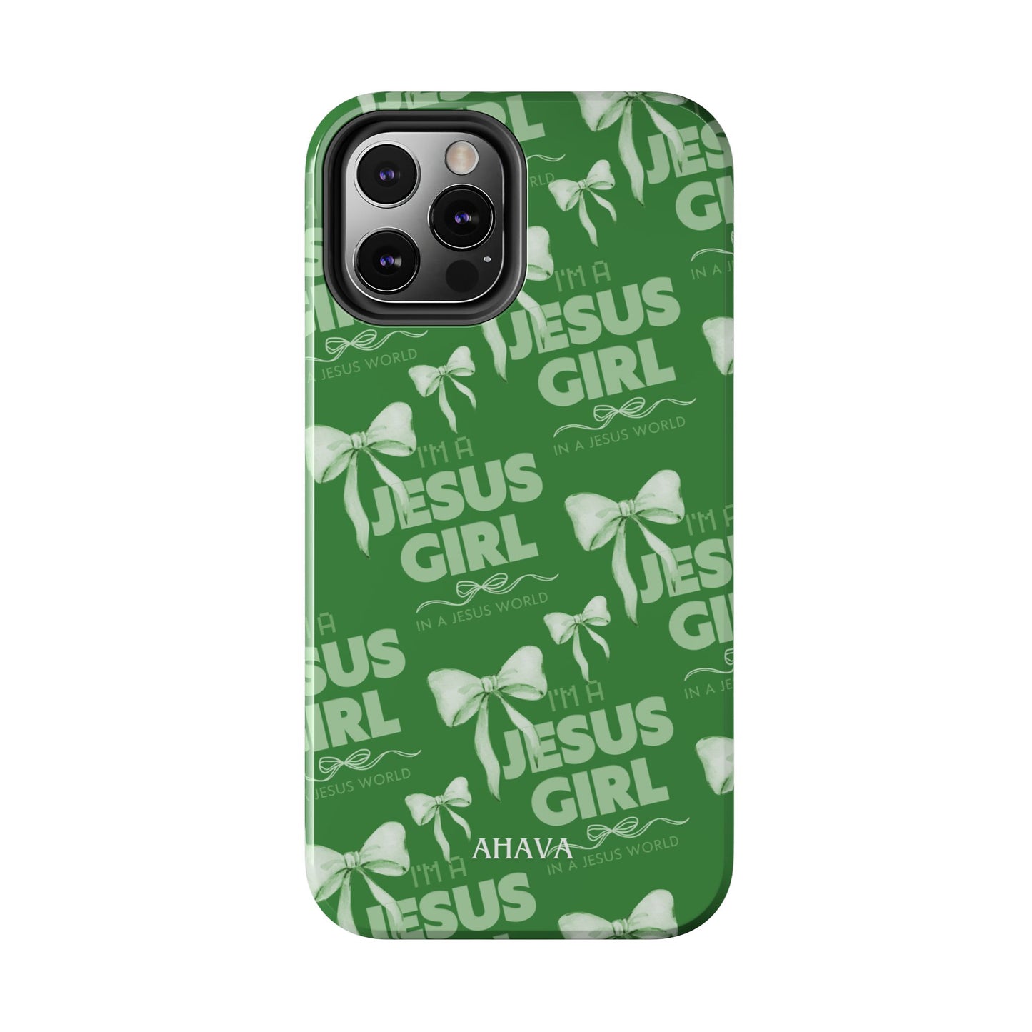 I'm a Jesus Girl Case - Green