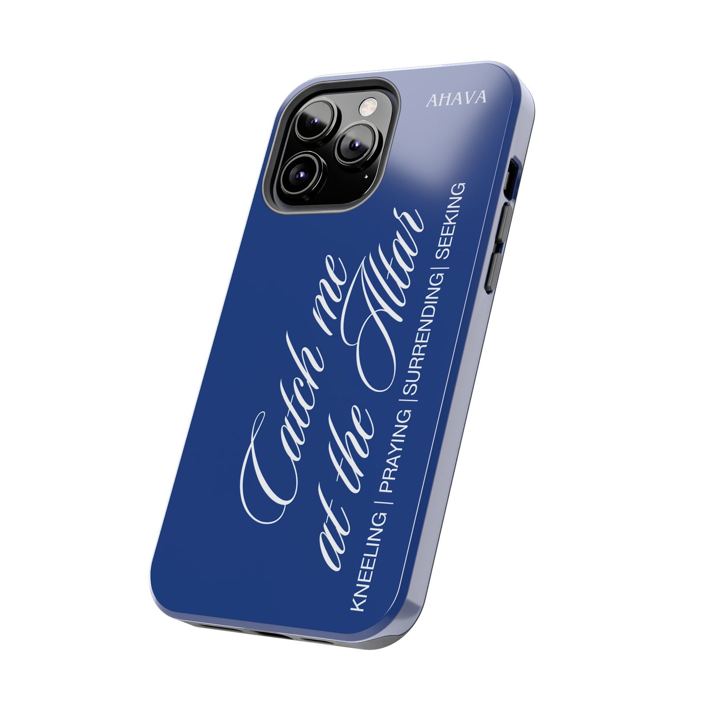"Catch Me at the Altar" Blue Phone Case