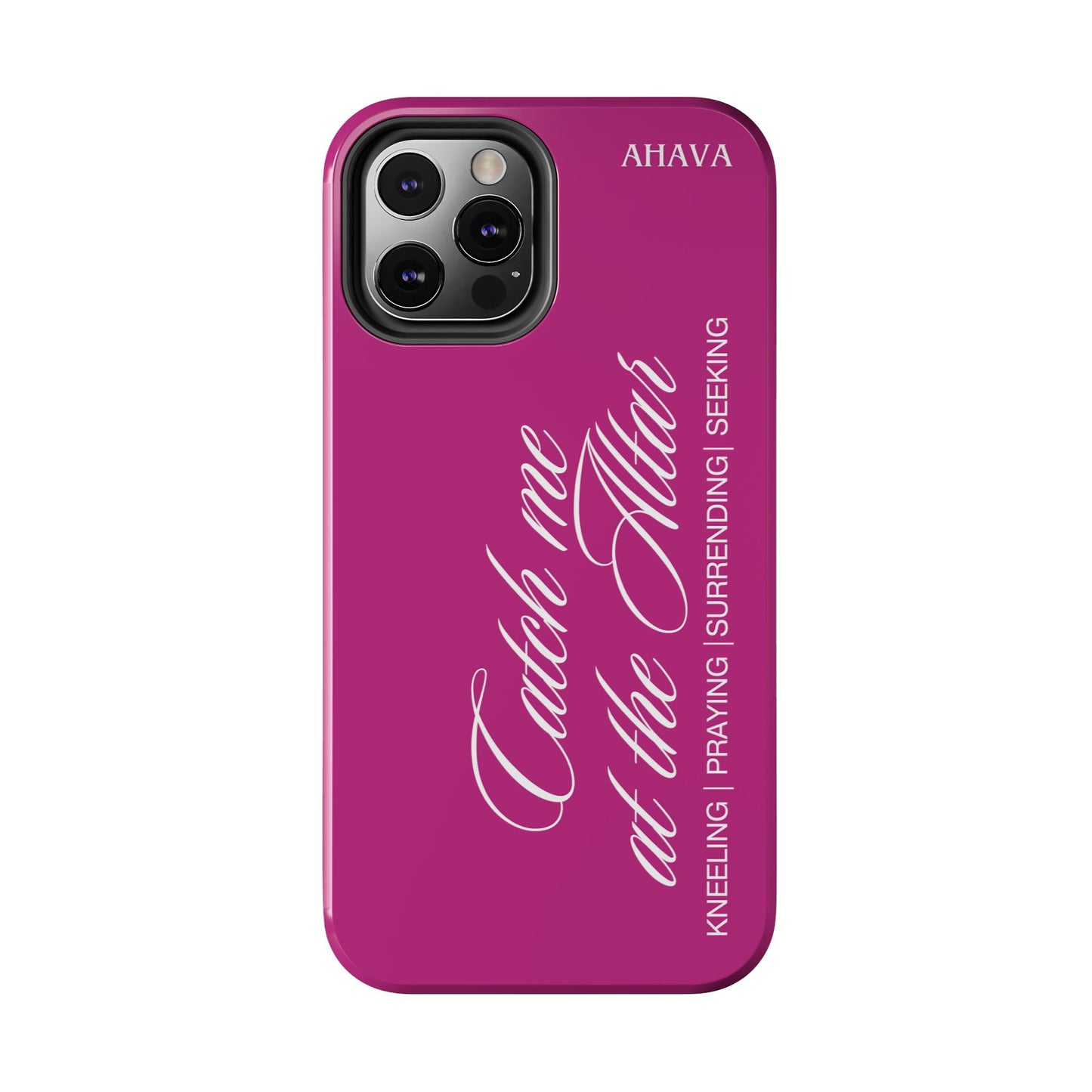"Catch Me at the Altar" Pink Phone Case