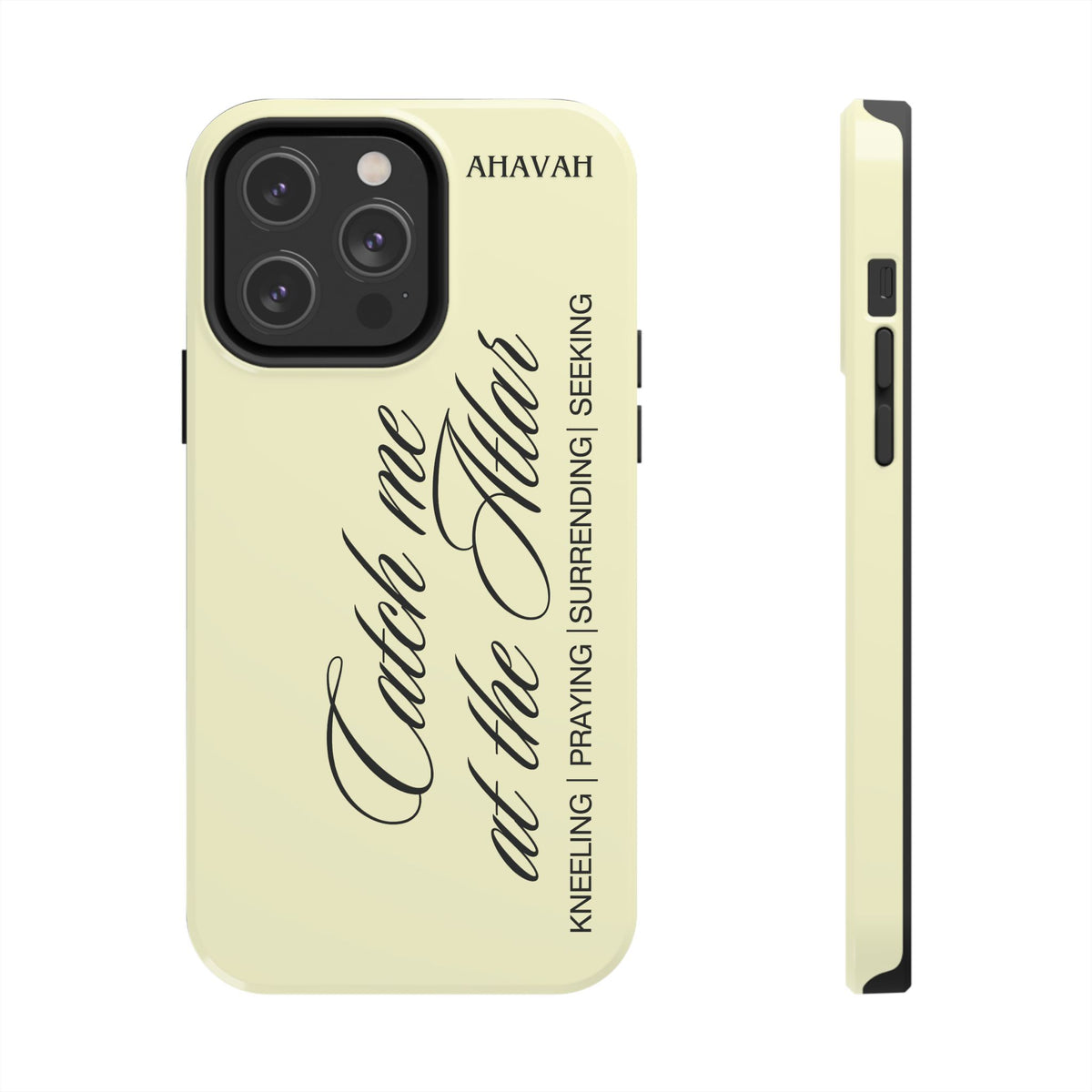Catch Me at the Altar Phone Case - Lemon Cream