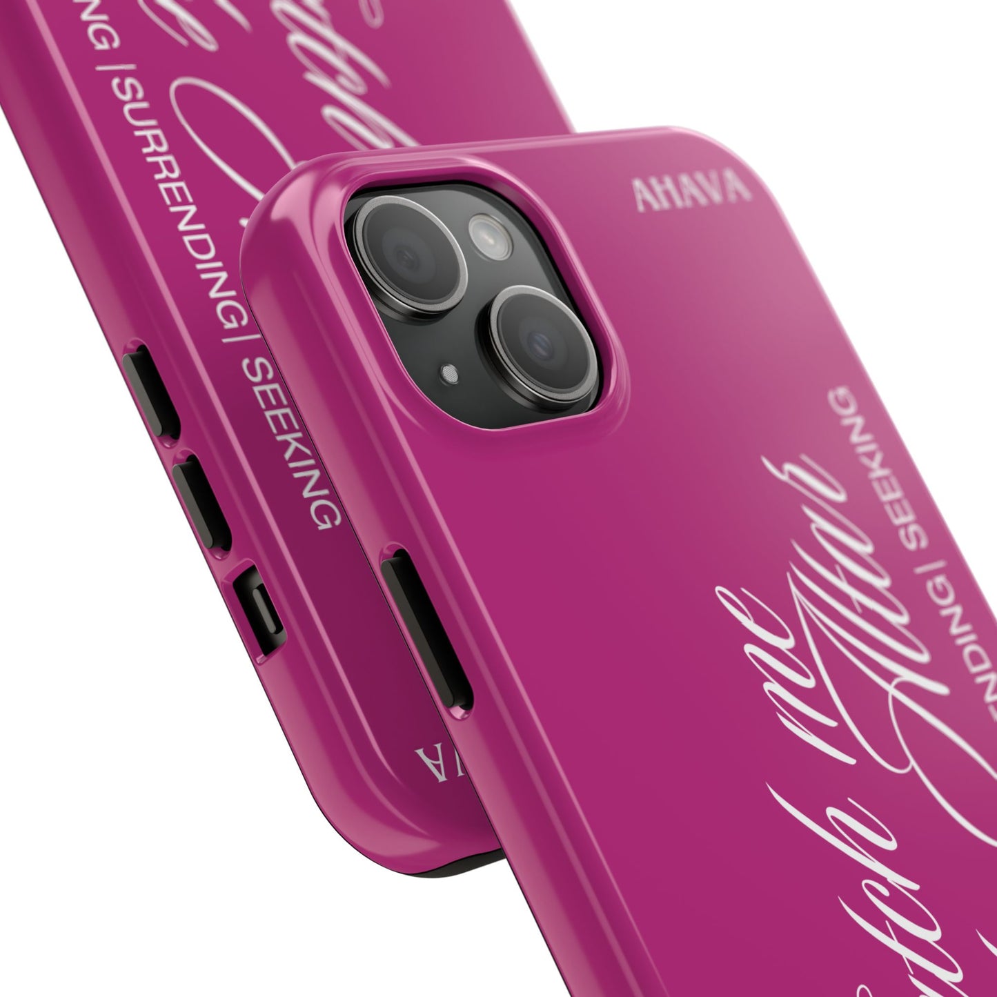 "Catch Me at the Altar" Pink Phone Case