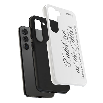"Catch Me at the Altar" White Phone Case