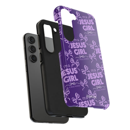 I'm a Jesus Girl Phone Case - Purple