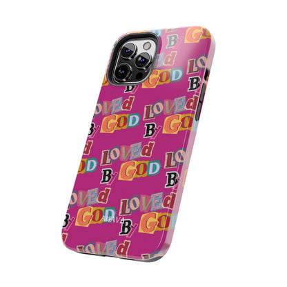 "Loved by God" Pink Phone Case