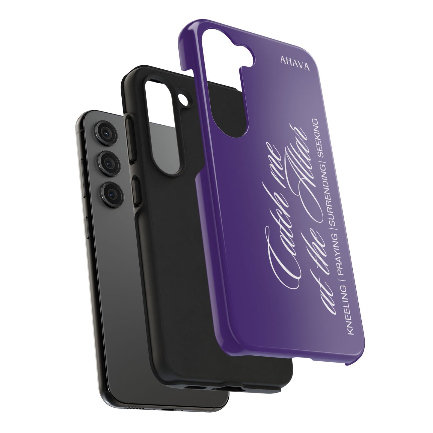 "Catch Me at the Altar" Purple Phone Case