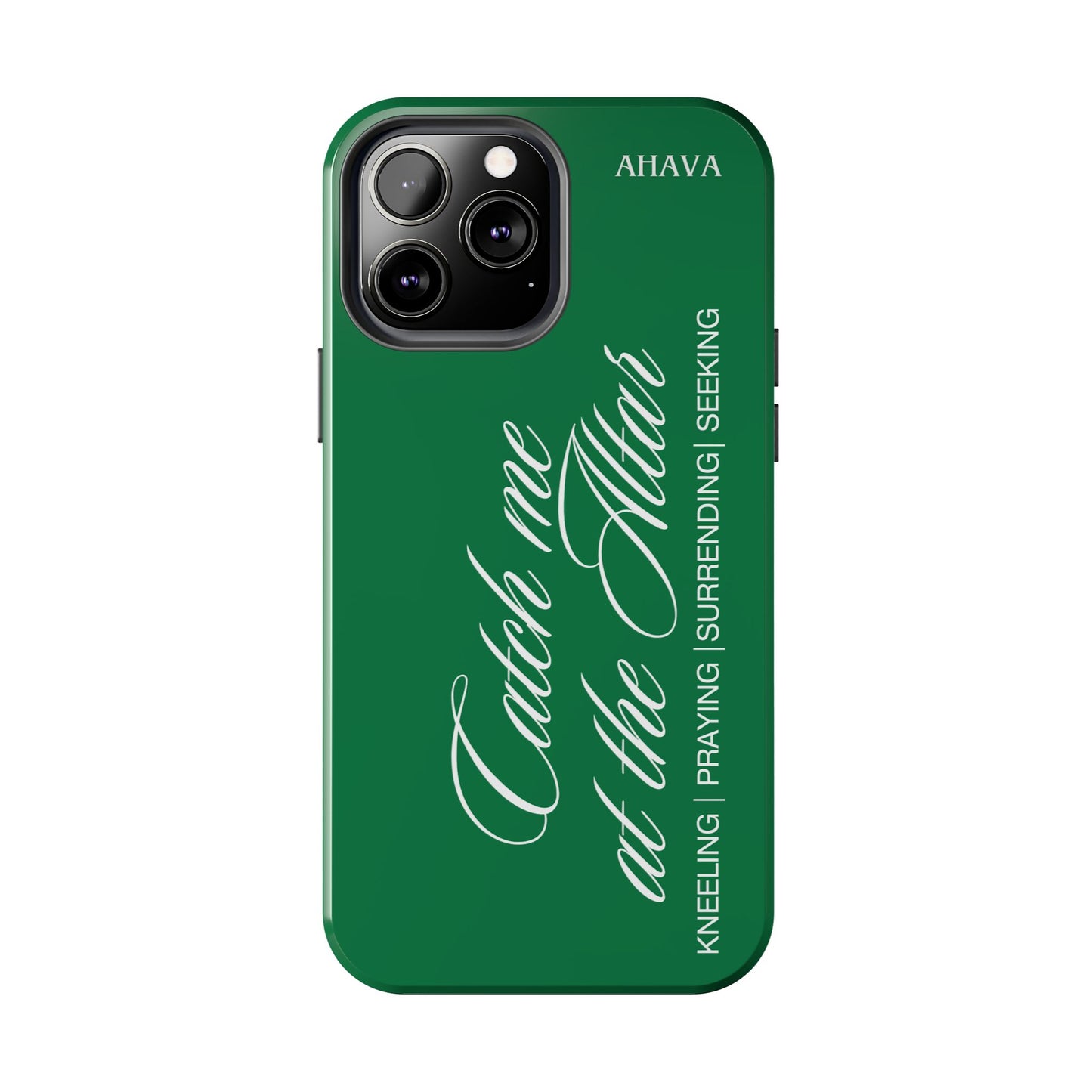 "Catch Me at the Altar" Green Phone Case