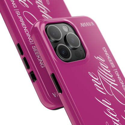 "Catch Me at the Altar" Pink Phone Case