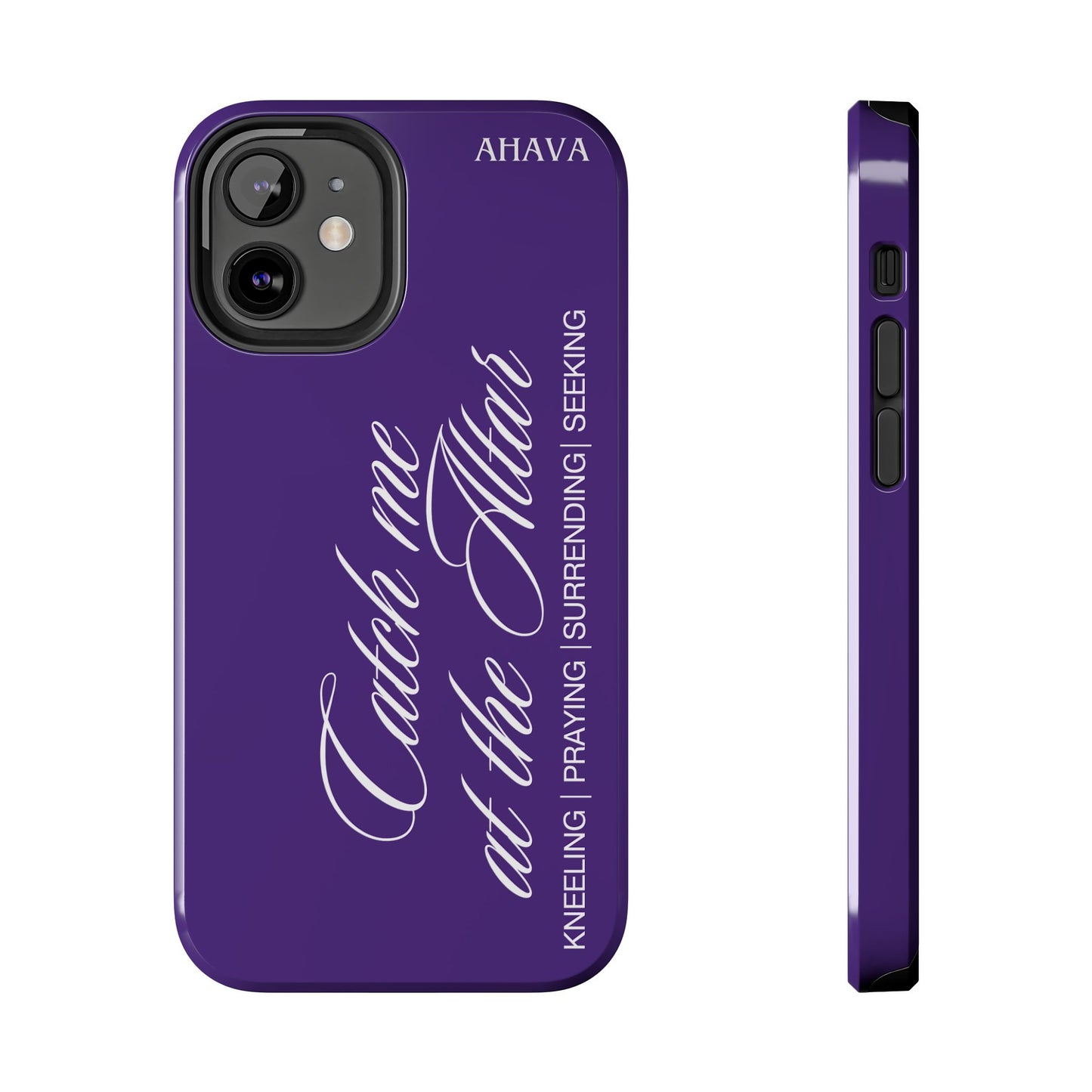 "Catch Me at the Altar" Purple Phone Case