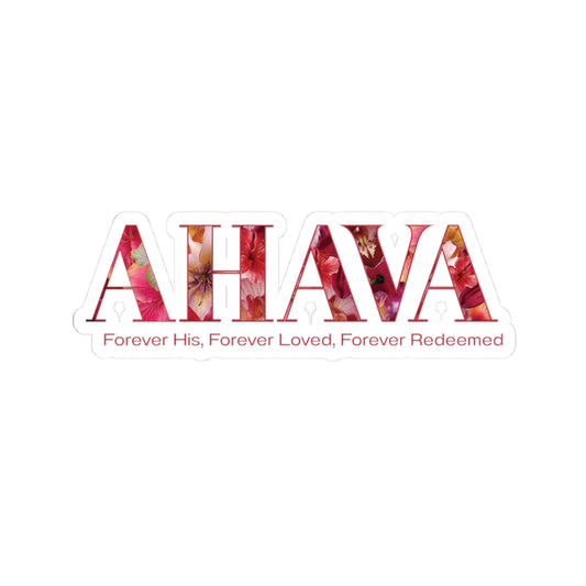 Ahava: Forever His Sticker