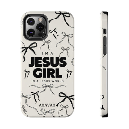 I'm a Jesus Girl White Phone Case