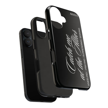 "Catch Me at the Altar" Black Phone Case