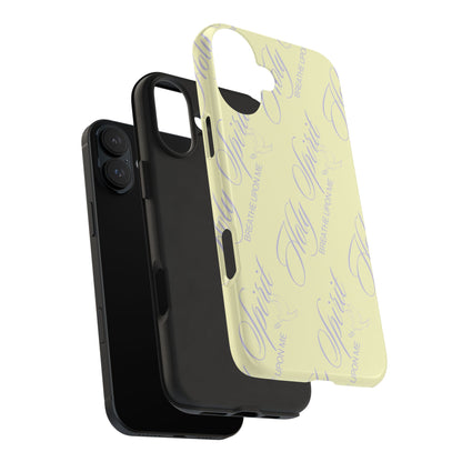 "Holy Spirit, Breathe Upon me" Buttercream Phone Case