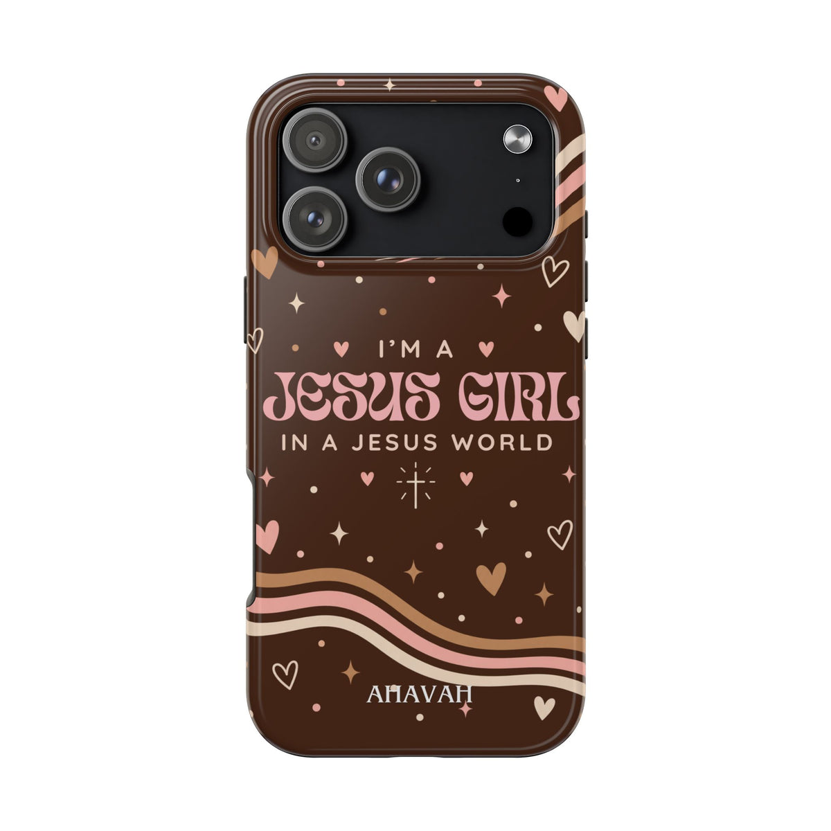 I'm a Jesus Girl Phone Case (Mocha / Brown)