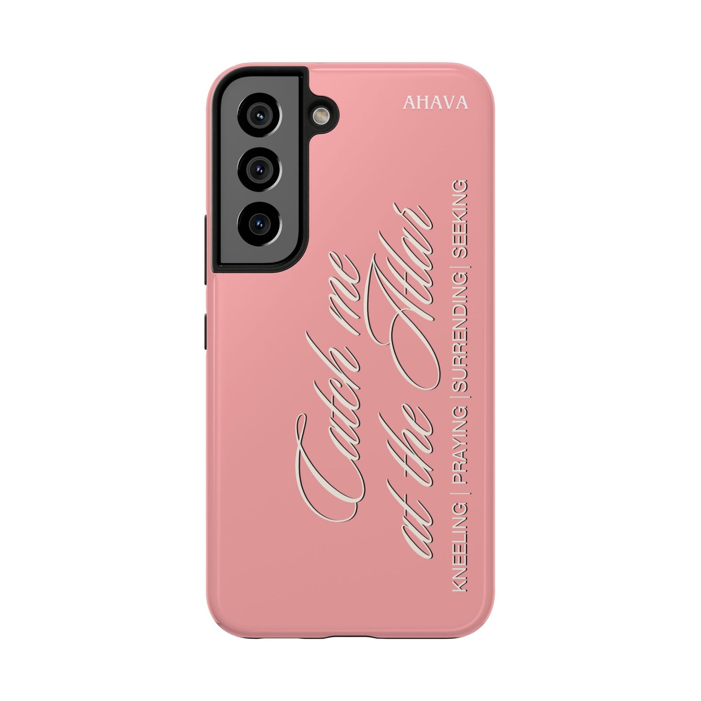 "Catch Me at the Altar" Dusty Rose Phone Case