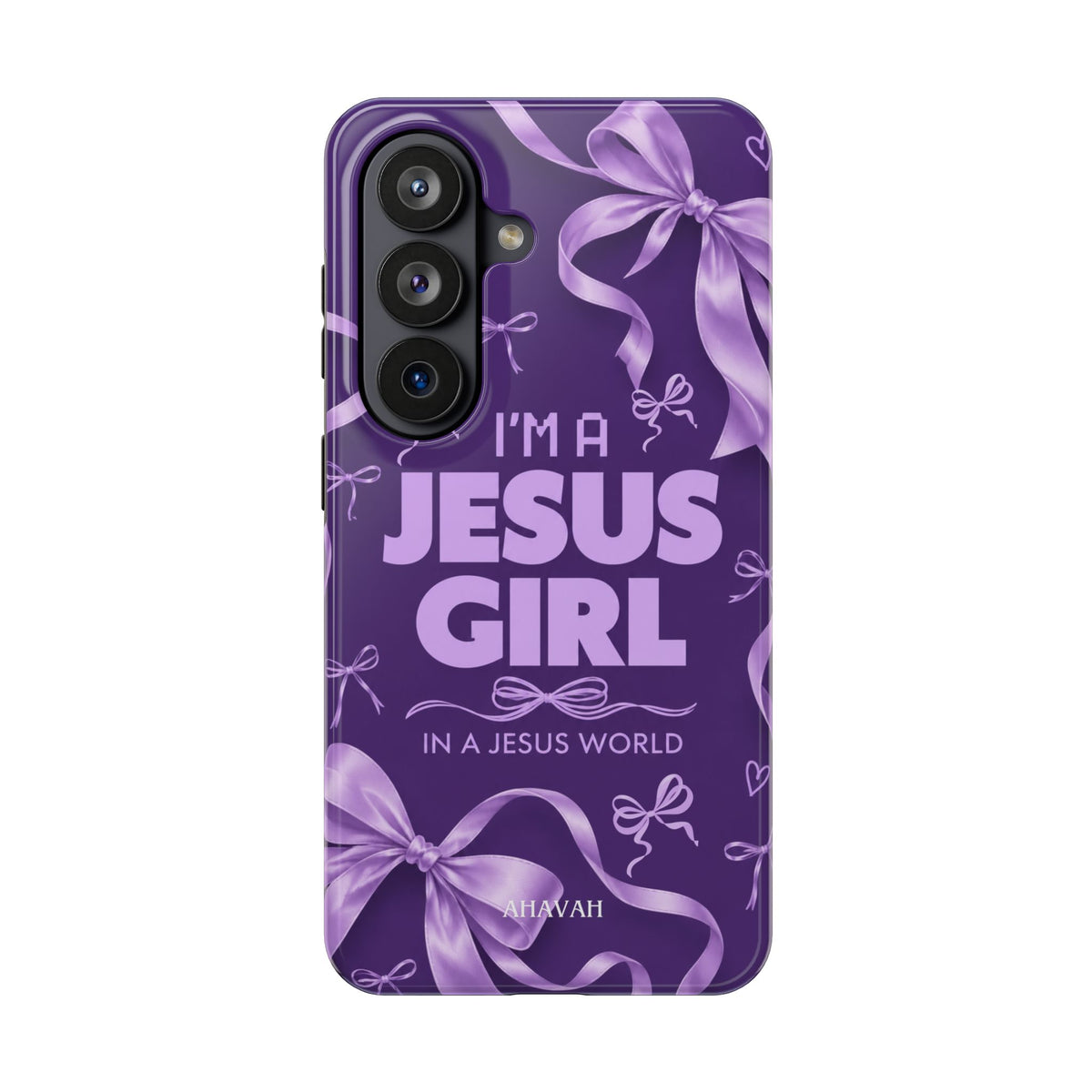I'm a Jesus Girl Phone Case - Purple