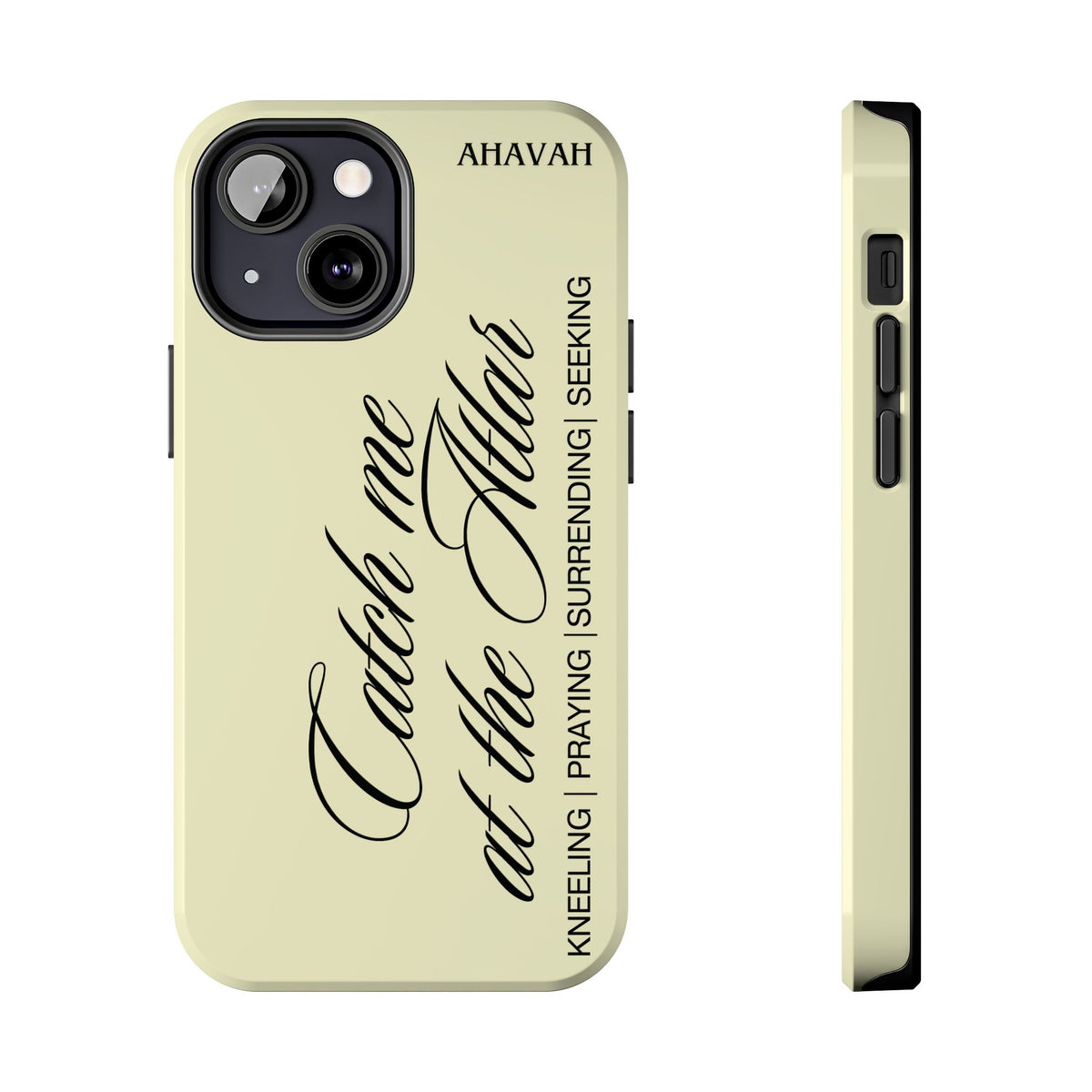 Catch Me at the Altar Phone Case - Lemon Cream