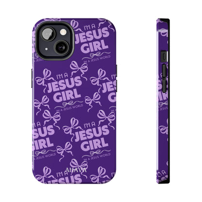 I'm a Jesus Girl Phone Case - Purple