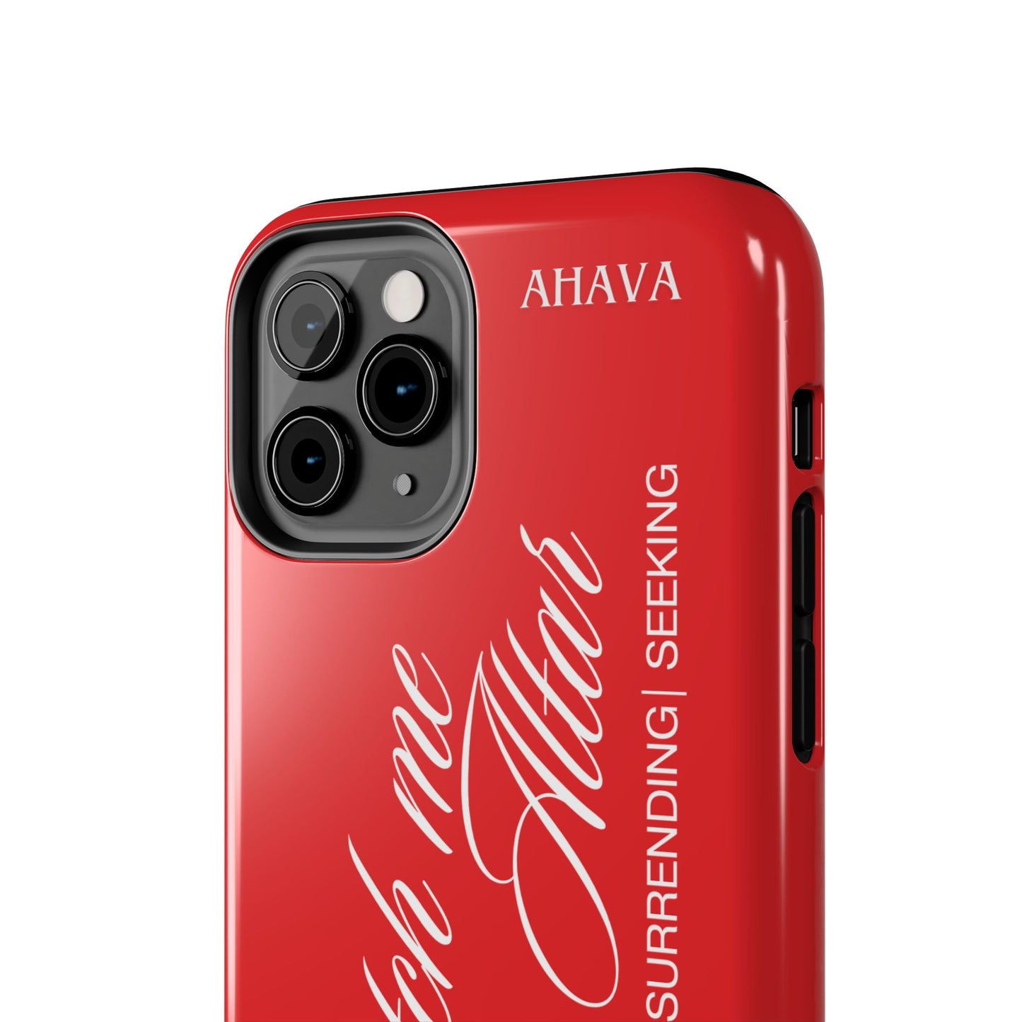 "Catch Me at the Altar" Red Phone Case