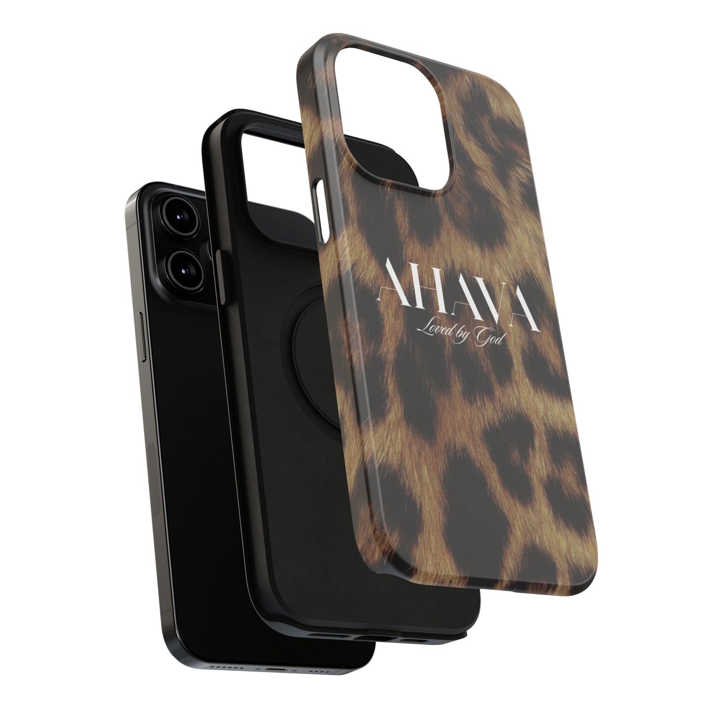 Leopard Print Ahava Phone Case