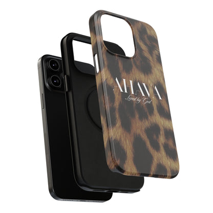 Leopard Print Ahava Phone Case