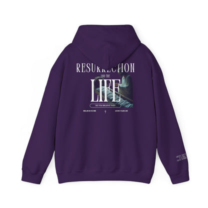 Resurrection and the Life | John 11:25 Hoodie