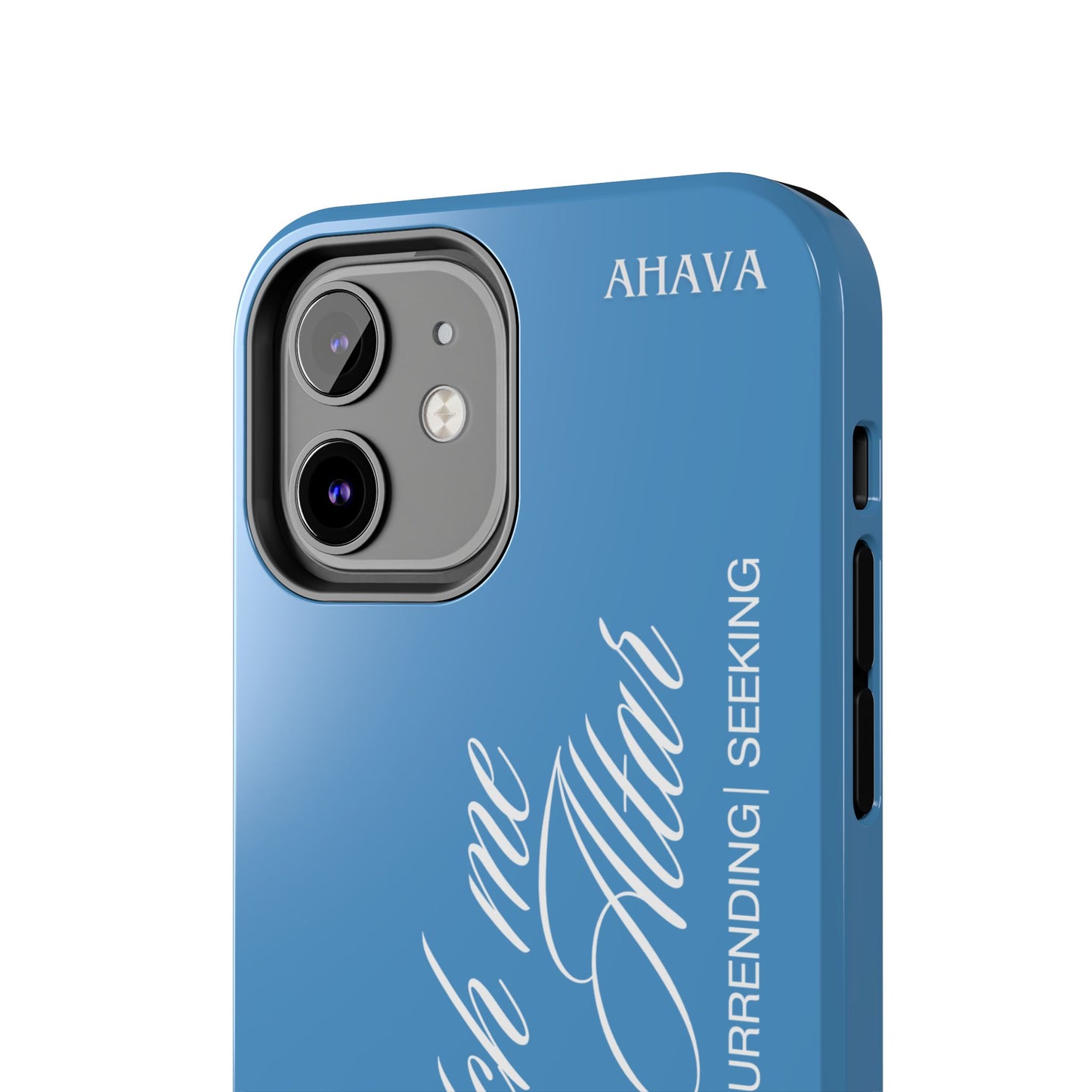 "Catch Me at the Altar" Light Blue Phone Case