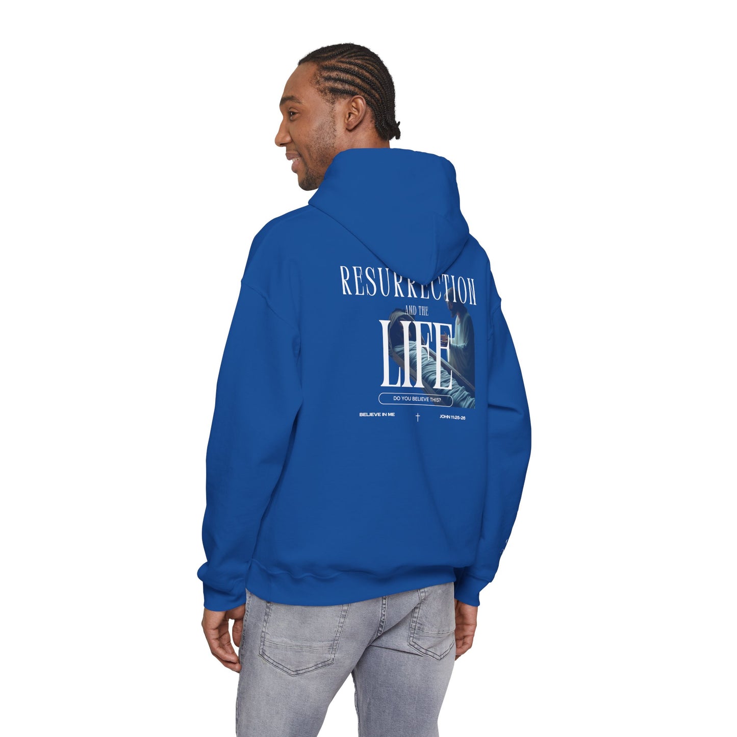 Resurrection and the Life | John 11:25 Hoodie