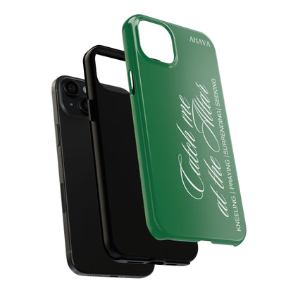 "Catch Me at the Altar" Green Phone Case