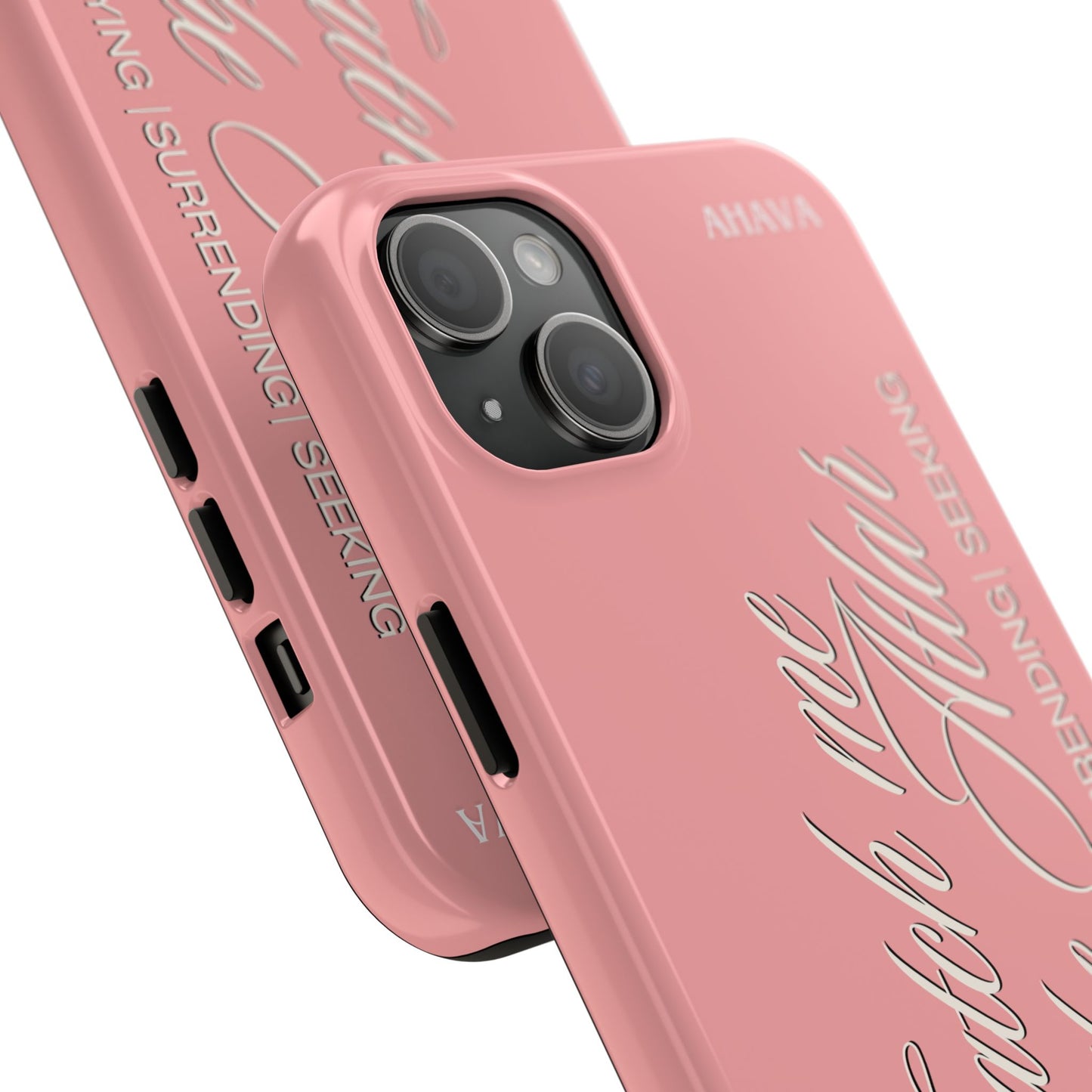 "Catch Me at the Altar" Dusty Rose Phone Case
