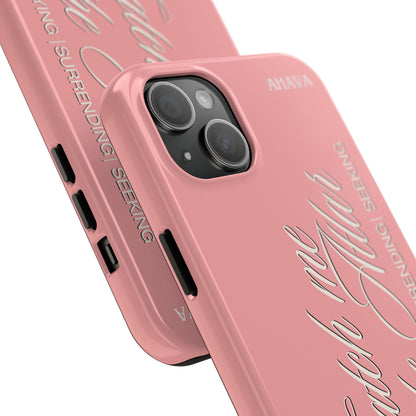 "Catch Me at the Altar" Dusty Rose Phone Case