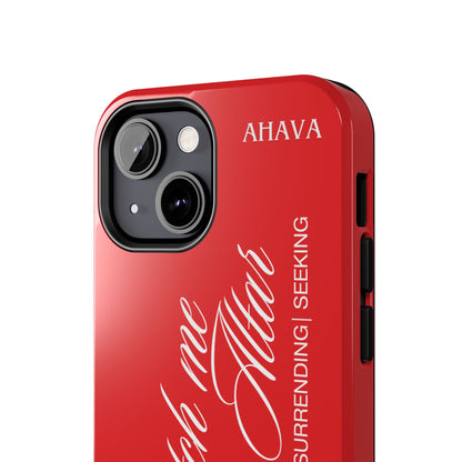 "Catch Me at the Altar" Red Phone Case