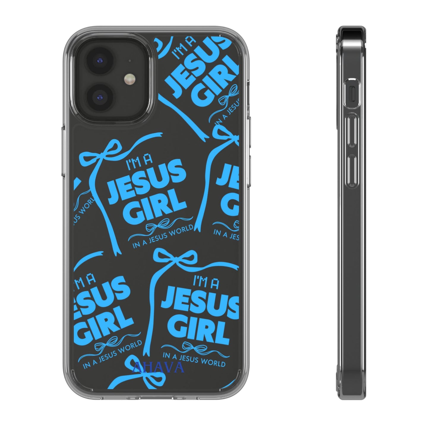 I'm a Jesus Girl Blue Case -Clear