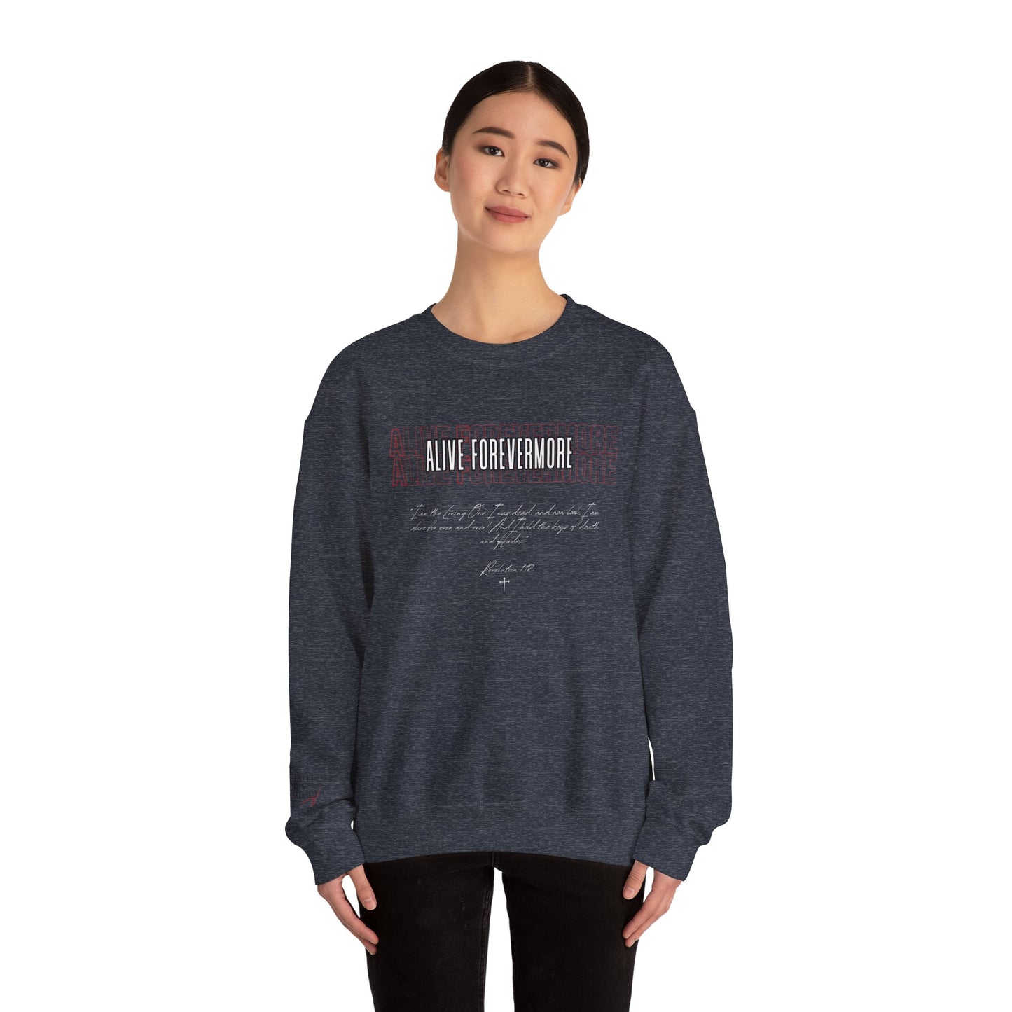 Alive Forevermore Sweatshirt – Revelation 1:18