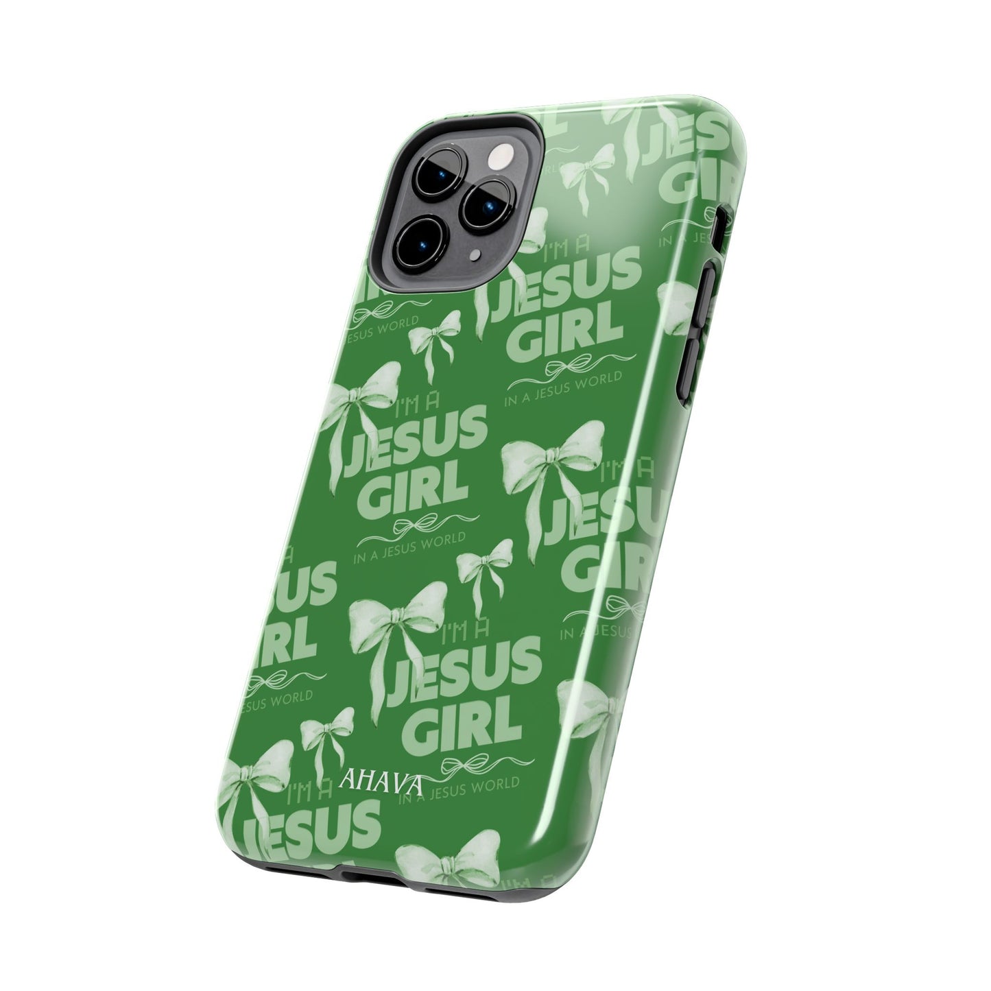I'm a Jesus Girl Case - Green