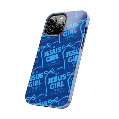 I'm a Jesus Girl Phone Case - Blue