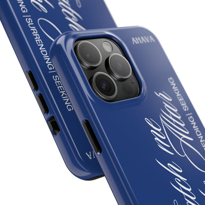 "Catch Me at the Altar" Blue Phone Case