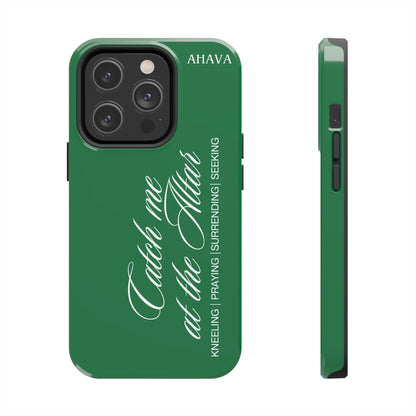 "Catch Me at the Altar" Green Phone Case
