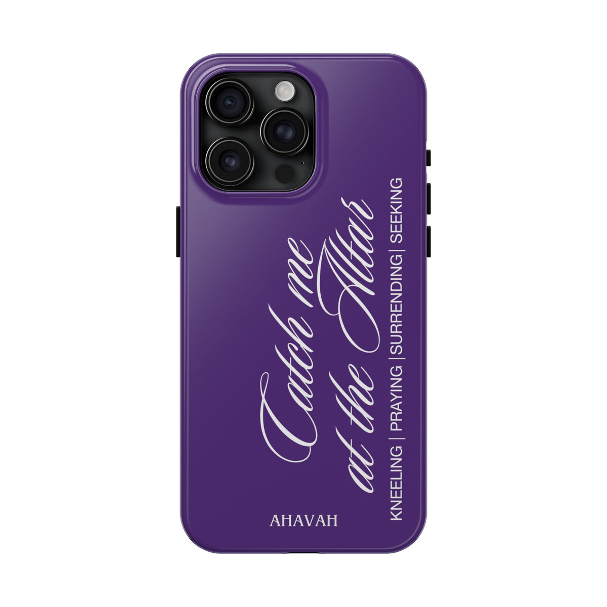 Catch Me at the Altar Phone Case | Royal Violet