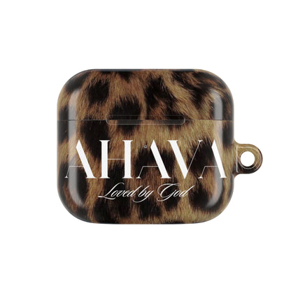 Ahava Leopard Airpod Case