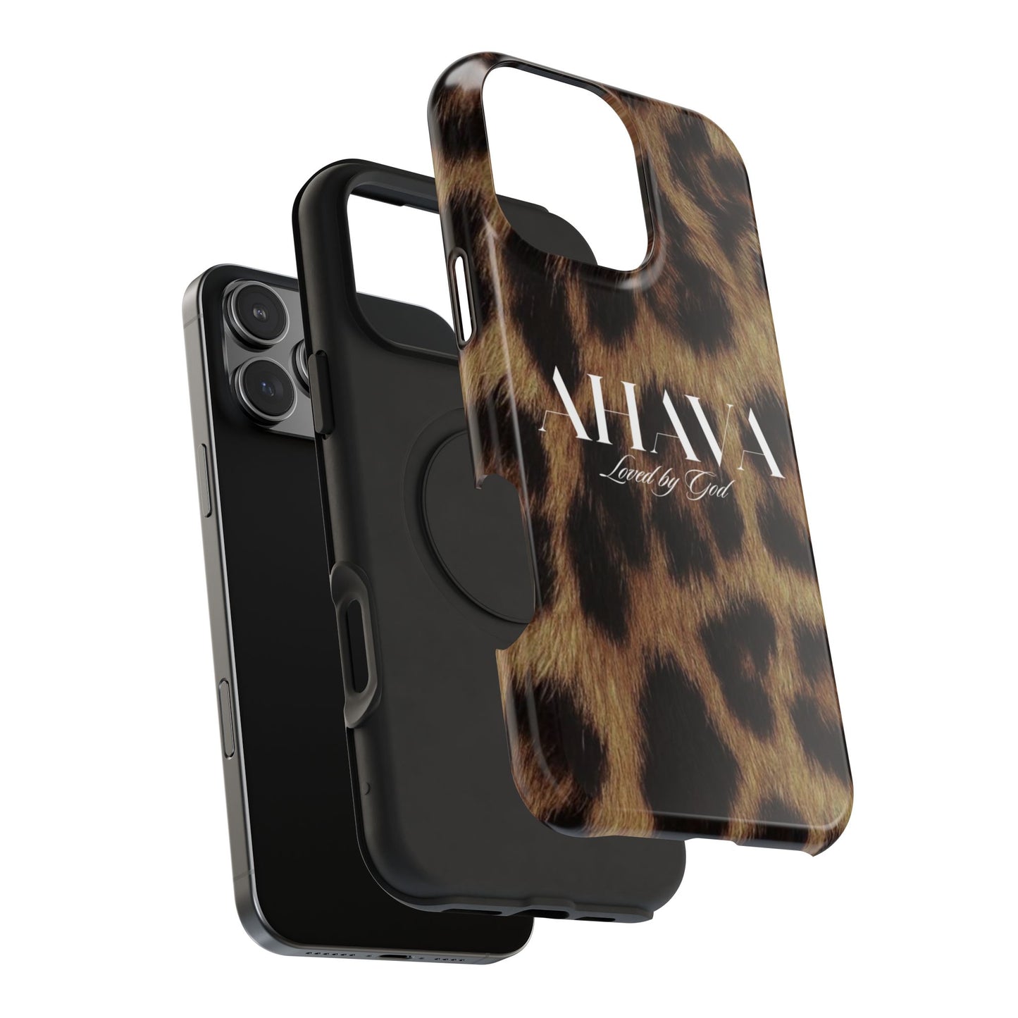 Leopard Print Ahava Phone Case