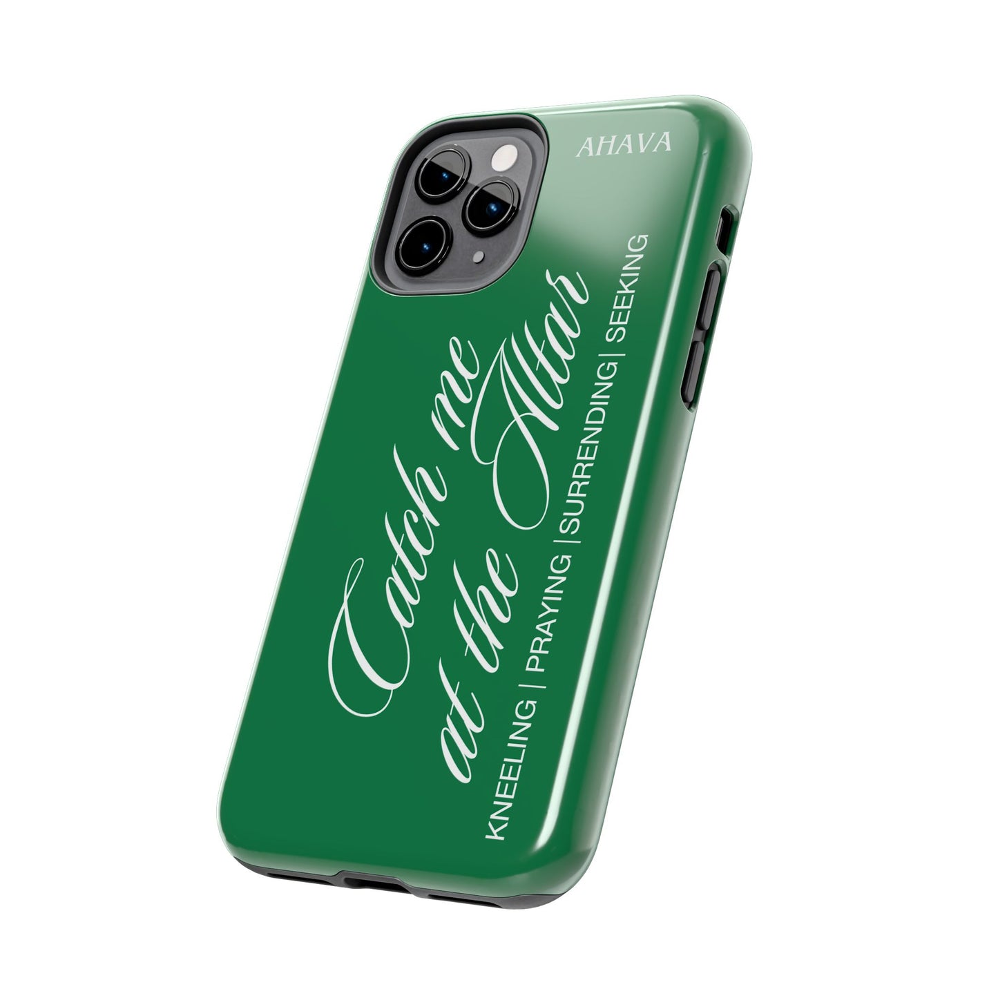 "Catch Me at the Altar" Green Phone Case