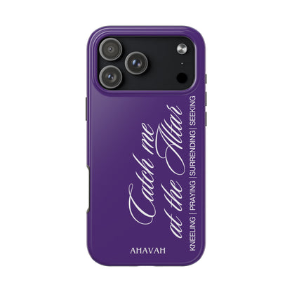 Catch Me at the Altar Phone Case | Royal Violet