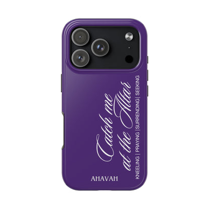 Catch Me at the Altar Phone Case | Royal Violet