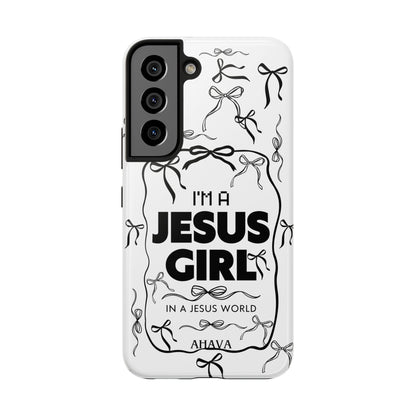 I'm a Jesus Girl  Case - black