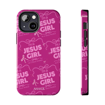 I'm a Jesus Girl Phone Case - Pink