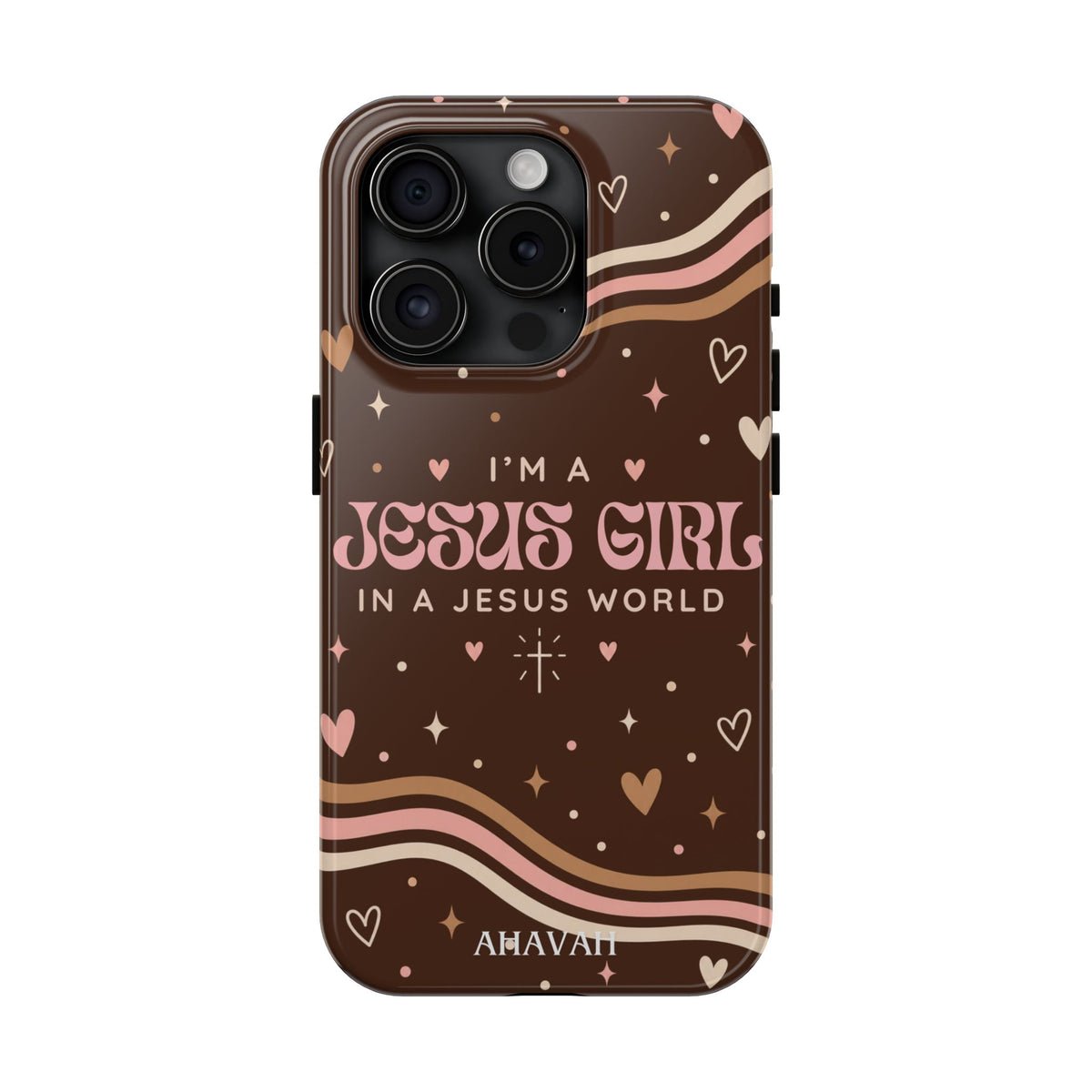 I'm a Jesus Girl Phone Case (Mocha / Brown)