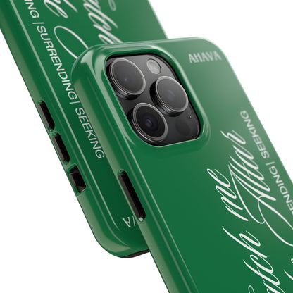 "Catch Me at the Altar" Green Phone Case
