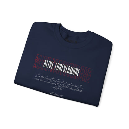 Alive Forevermore Sweatshirt – Revelation 1:18