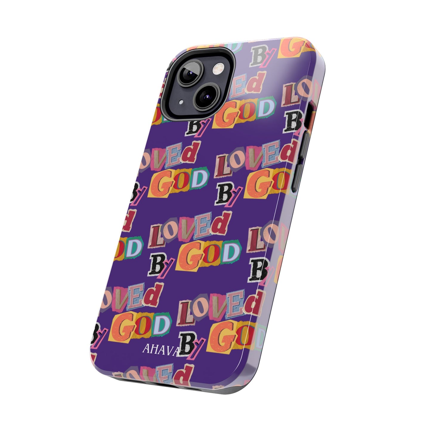 "Loved by God" Purple Phone Case